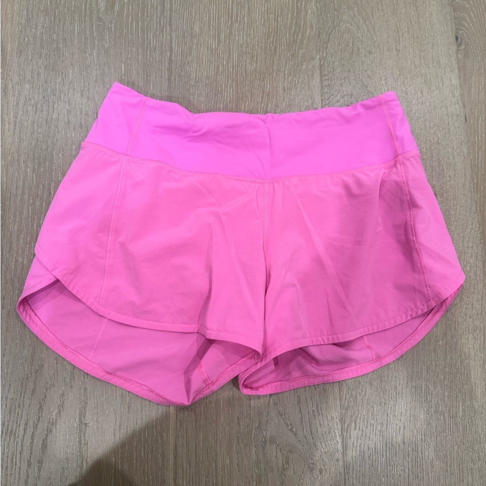 Lululemon Athletica Bright Pink Women's Athletic Shorts